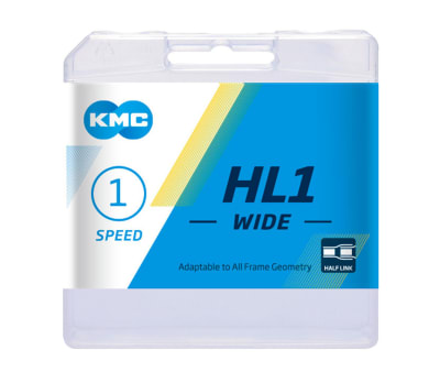 Cadena Kmc 1/2 X 1/8 HL1 Eslabon Plata
