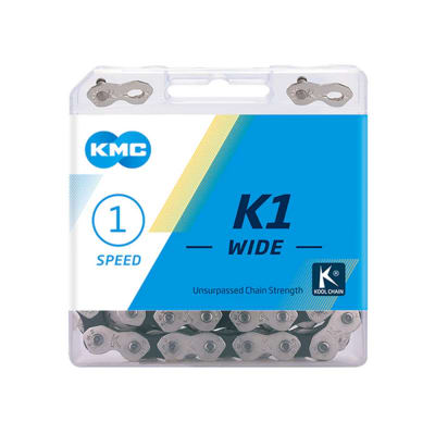 Cadena 1/2 X 1/8 Kmc K710 Negra/Cromada1
