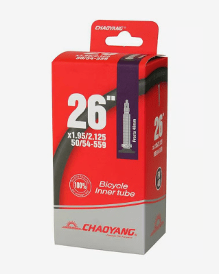 Cámara Chaoyang CYT 26x1.95/2.125 válvula Presta 48 mm1