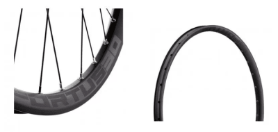 Llanta Hope Fortus 30 29'' 32H - black