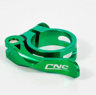 ABRAZADERA ALUMINIO SILLIN  34,9mm  VERDE1