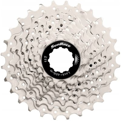 Piñón SunRace  CSRS1 10V 11-28T plateado