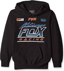 POLERON FOX JETSKEE PULLOVER NEGRO SIZE: YM YOUTH1
