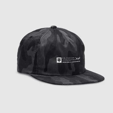 Gorro Jockey Lifestyle Base Over Tech Camo Negro Fox1