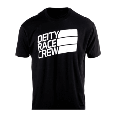 POLERA DEITY RACE CREW BLACK SIZE: M