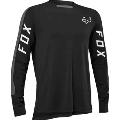 Polera Fox Bicicleta Defend Pro Manga Larga Negro