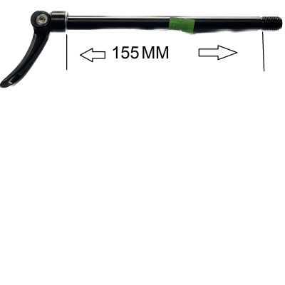 EJE TRASERO 12X155MM ALUMINIO 