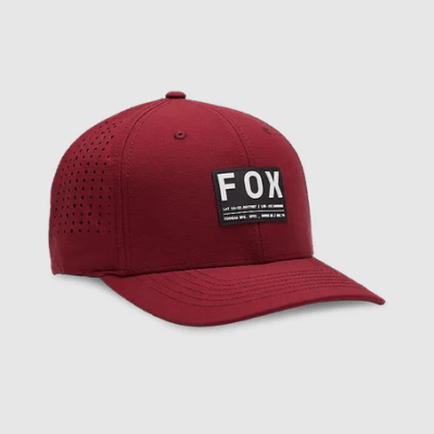 Gorro Jockey Lifestyle Non Stop Tech Flexfit Burdeo Fox1