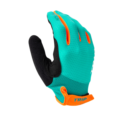 GUANTES LARGOS TRIP | TURQ / ORANGE2