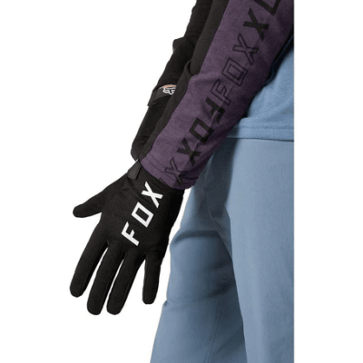 Guantes Bicicleta Ranger Gel Negro Fox1