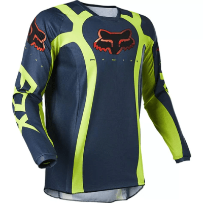 Polera Fox Moto 180 Venz Azul 1