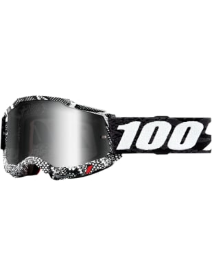 ANTIPARRA 100% RIDE THE ACCURI 2 GOGGLE COBRA - MIRROR SILVER LENS
