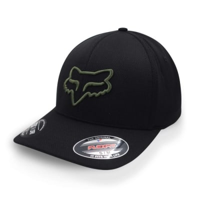 GORRO JOCKEY FOX FLEXFIT LITHOTYPE  BLACK