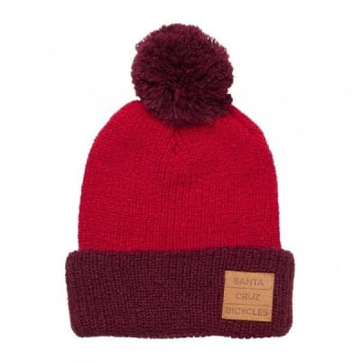 Gorro Santa Cruz POM Beanie Burgundy Red - Gorro de Lana
