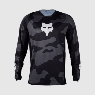 Polera Moto 180 Bnkr Camo Negro Fox1