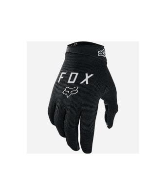 GUANTES FOX RANGER NEGRO LOGO BLANCO