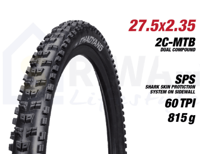 CHAOYANG ALAMBRE ROCK WOLF 27.5X2.35 SPS 2C-MTB 60 TPI