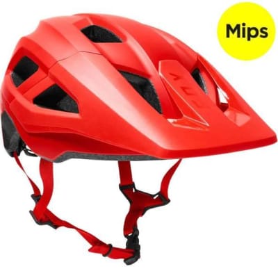 CASCO FOX RACING MAINFRAME HELMET MIPS, CE FLO RED M