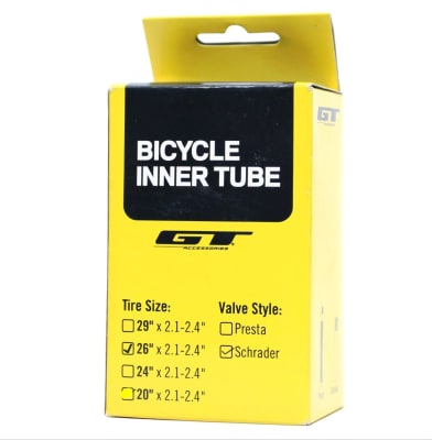 CAMARA GT, 26X2.1/2.4 VALVULA DE AUTO