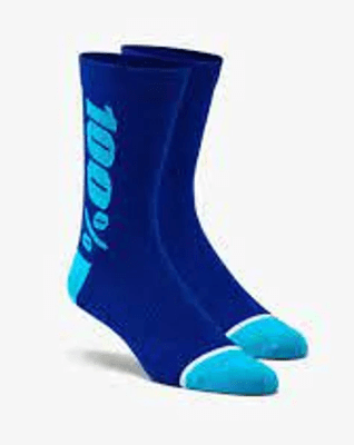 CALCETIN 100% RYTHYM MERINO PERFORMANCE SOCHS BLUE LG/XL