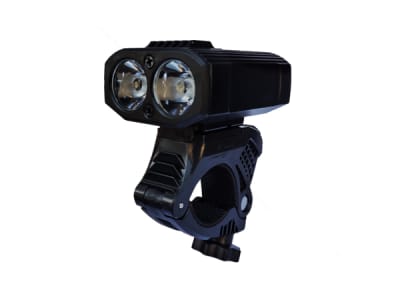 Foco Delantero Foss, 400 Lum. USB, 2 Led, 4 Funciones, Giro 360°