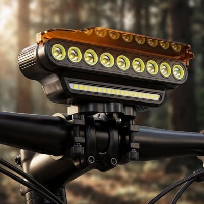 Luz led usb delantera heytorch 1000 lm 4000 mah1