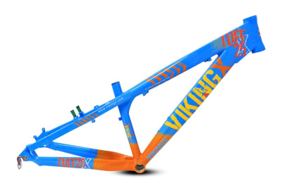 CUADRO DIRT ALUMINIO VIKING TUFF AZUL/NARANJO