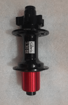 MAZA TRASERA STAN´S 3.30 HD 200X150 32H NEGRO/ROJO