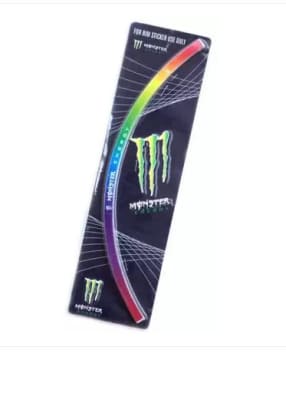 Adhesivo monster para bicicleta