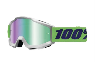 ANTIPARRA 100% ACCURI GOGGLE NOVA - MIRROR GREEN LENS