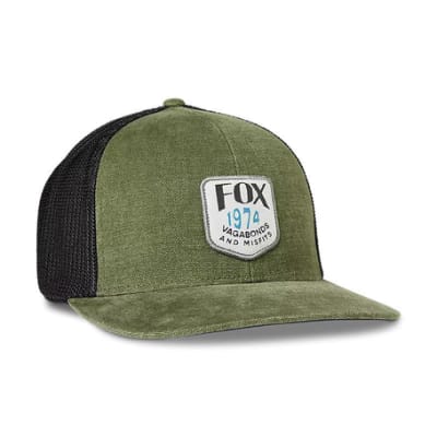 Gorro Jockey Lifestyle Predominant Mesh Flexfit Verde Fox1
