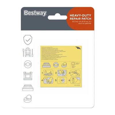 Parche reparación piscina,COLCHON INFLABLE , JUEGOS INFLABLES heavy duty Bestway1