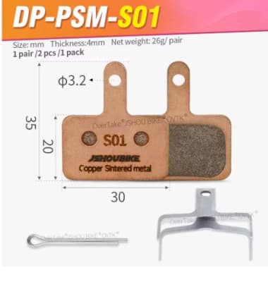 Pastillas de freno hidráulicas de Metal sinterizado, para Shimano MT200 B01S/B03 TEKTRO WINZIP1