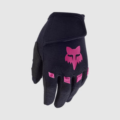 Guantes Moto Infantil Dirtpaw Negro/Rosado Fox