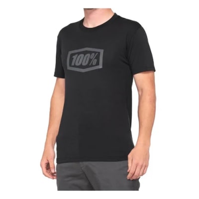Polera RIDE 100% ESSENTIAL Black/Grey L1