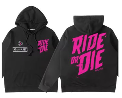 POLERON CON CAPUCHA RIDE DR DIE  MUC-FF TALLA M