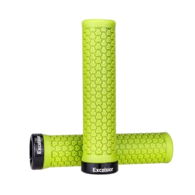 Puño de goma verde c/lock on1