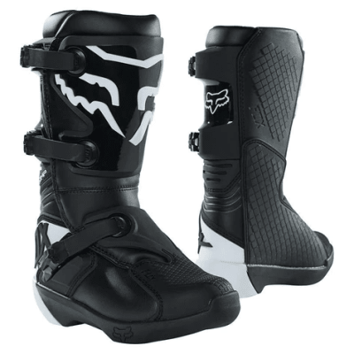 Botas Moto Niño Comp Negro Fox