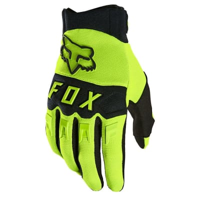 Guantes Moto Dirtpaw Amarillo Fluor Fox.TALLA L