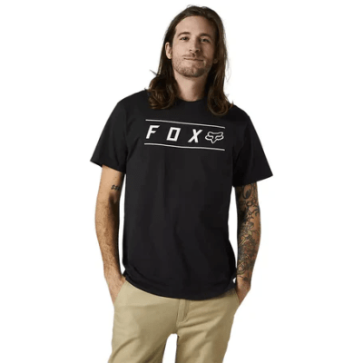 Polera Lifestyle Pinnacle Negro/Blanco Fox