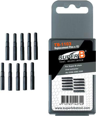 Juego de pines Super B TB-1103 repuesto para remaches de cadena negro