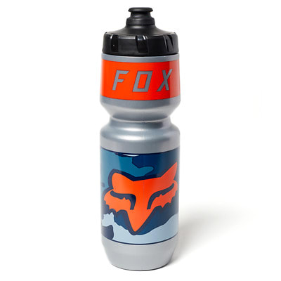 BOTELLA BICICLETA PURIST AZUL CAMO. FOX.1