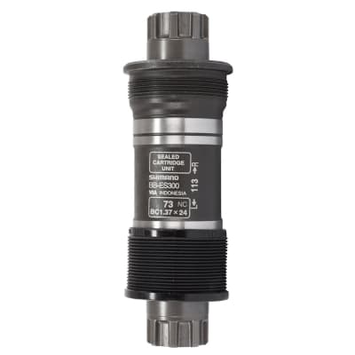 EJE DE MOTOR SHIMANO BB-ES300, SPLINED/HOLLOW-TYPE AXLE, 121MM BSA 73MM1