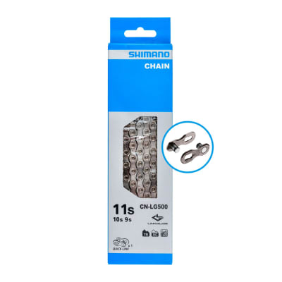 CADENA CNLG500 SHIMANO 138LINKS LINKGLIDE 9/10/11 VEL. QUICK-LINK EMPAQUE1
