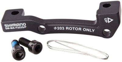 Adaptador para rotor delantero Shimano SM-MA-F203S/P de 203mm