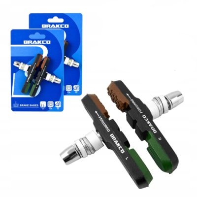 PATIN DE FRENO V-BRAKE TRIPLE COMPUESTO BRAKCO MOD.M-960V1