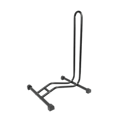 Soporte parador exhibicion bicicletas