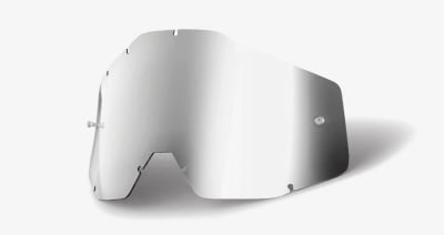 MICA  ANTIPARRA 100% RACECRAFT/ACCURI/STRATA SILVER MIRROR ANTI-FOG LENS