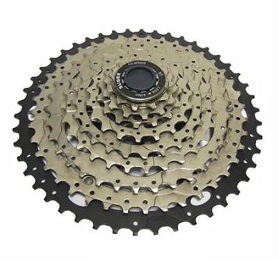 Piñon Sugek Cassette 9S MTB 11-46T Nickel Plated & Phops