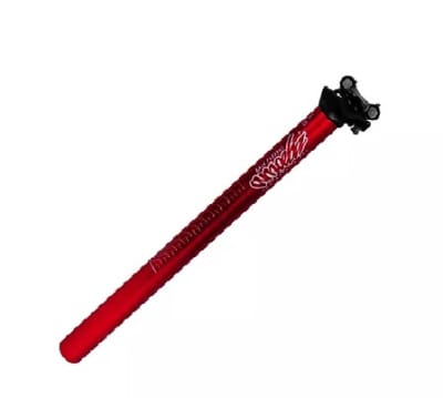TUBO SILLIN AMOEBA BORLA 27.2 400MM ROJO ANONIZADO SP-D3301